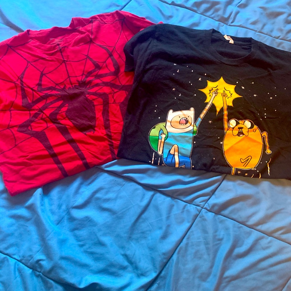 Lot of 2 men’s graphic tees